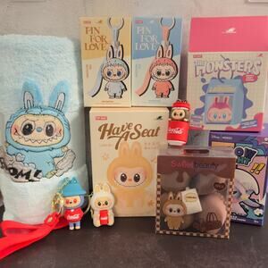 Labubu & Stitch Bundle- Gift Set- All Sealed Boxes-NEW